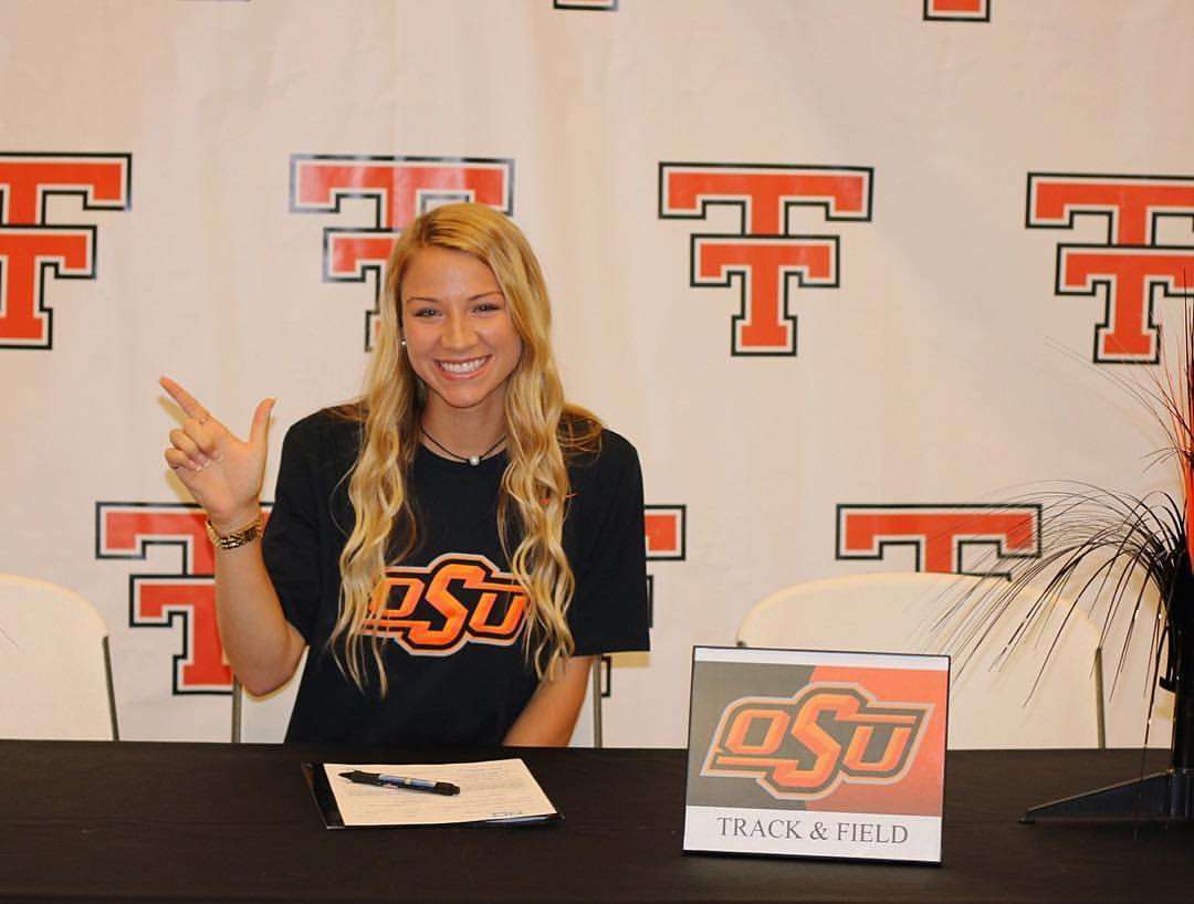 Meet Oklahoma State Tracks Brooke Thomas Rams COO Backs New Logos