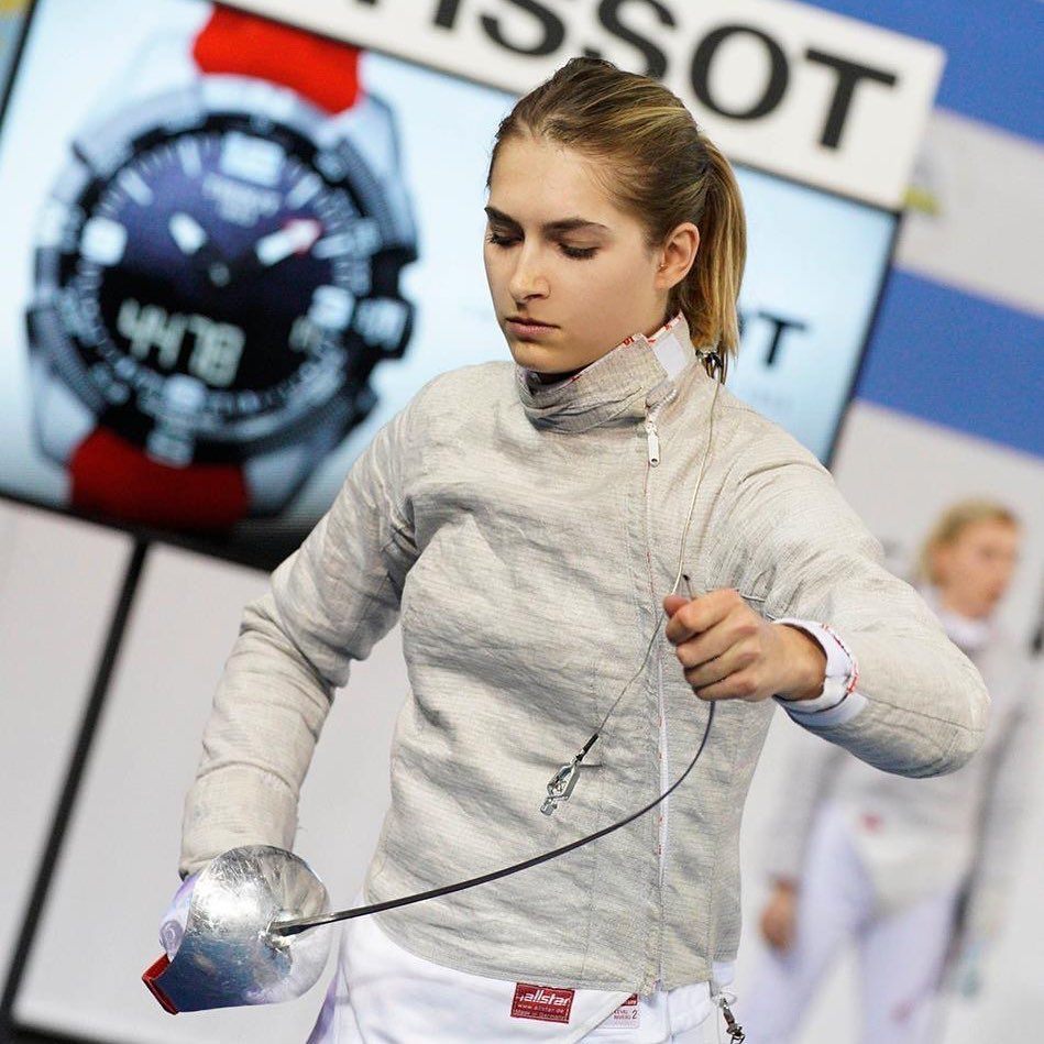 Model and US Olympic Fencer Monica Aksamit Raises Money for 2020