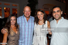 EAST HAMPTON, NY - AUGUST 20: Nicole Bronish, David Tepper, Casey Tepper and Ross Gordon attend the Apollo in the Hamptons 2016 party at The Creeks on August 20, 2016 in East Hampton, New York.  (Photo by Patrick McMullan/Patrick McMullan via Getty Images)