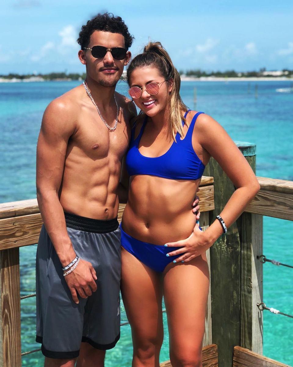 Trae Youngs Girlfriend Shelby Miller Shows Off He