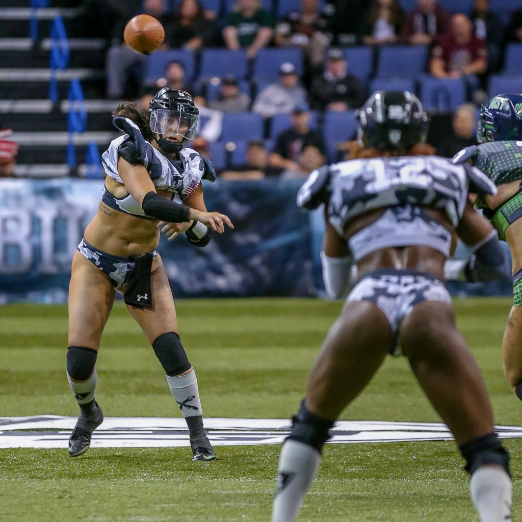 LFL Quarterback Crushes Bottle Cap Challenge Sport