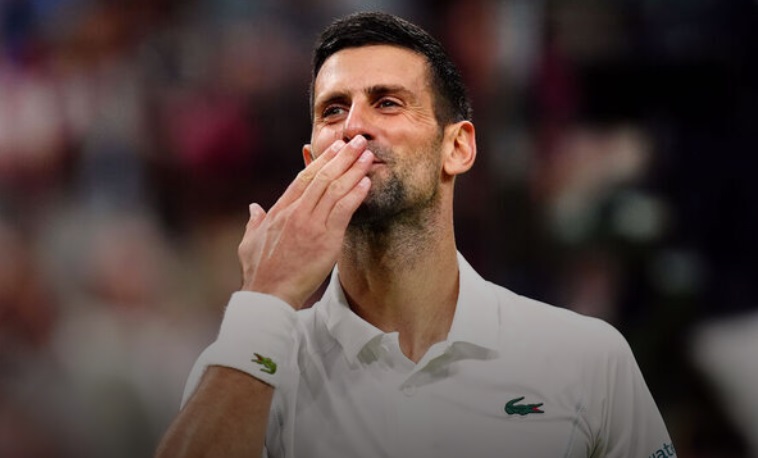 Djokovic into 13th Wimbledon semifinal after De Minaur withdraws