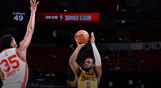 Bronny rebounds for best Summer League performance