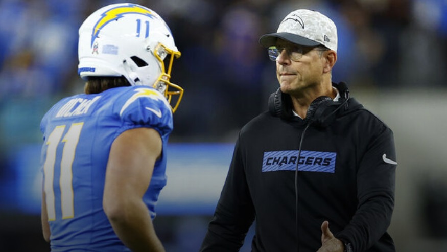 Chargers’ Harbaugh relishes rare fair catch kick after win: ‘My favorite rule’