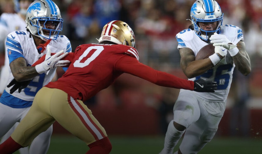 Lions improve to 14-2 by holding off 49ers on MNF