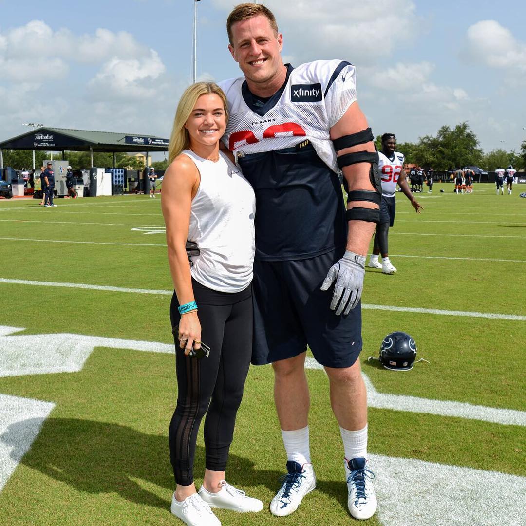 JJ Watt and Girlfriend Kealia Ohai Attended Another Memorial.